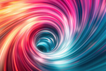 Poster - Abstract colorful swirl. A slide background for showcasing digital content. Background image. Created with Generative AI technology.