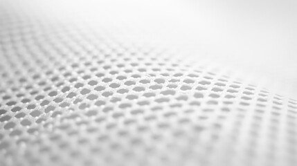 Abstract White Fabric with Perforations - Close-up of Textured Material with Dot Pattern for Modern Design Concepts background
