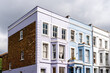 Traditional houses in Notting Hill neighborhood in London
