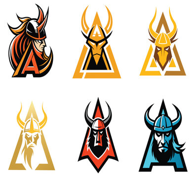 Letter A - Set Of Viking Logo