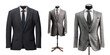© Yeti Studio - Set of stylish business suits cut out