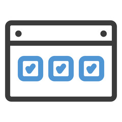 Sticker - agenda icon