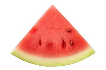 Wall Mural - Slice of watermelon isolated on transparent background.