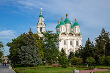 Wall Mural - The territory of the Astrakhan Kremlin, Russia