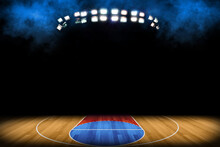Basketball Arena Background For Sports Composites