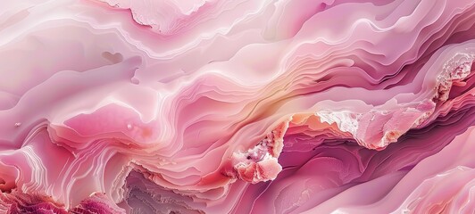 Wall Mural - Abstract pink marbles texture background with waves--fast --ar 20:9 --v 6 Job ID: 850bf3a5-0863-4b25-8a67-e161763a2c40