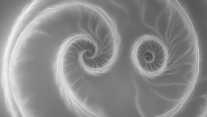 Wall Mural - abstract background _A smoky spiral that radiates heat and light 