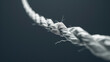 Tension Unraveled: White Wire Fibers. Generative AI