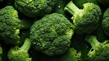 Poster - Generative AI Broccoli Background