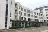 Fototapeta Do pokoju - L'école privée supérieure de communication ISCOM, vue de l'extérieur, ville de Lyon, département du Rhône, France