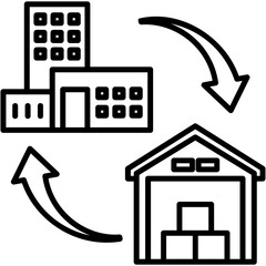 Poster - Supply Chain Icon