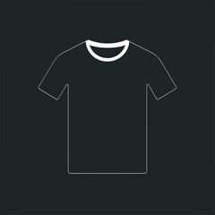 T-shirt in cartoon, doodle style. Image for t-shirt, web, mobile apps and ui. Isolated 2d vector illustration in logo, icon, sketch style, Eps 10. AI Generative