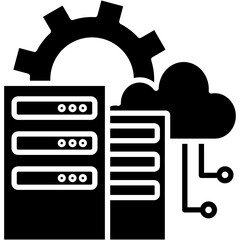 Poster - Data Center Icon