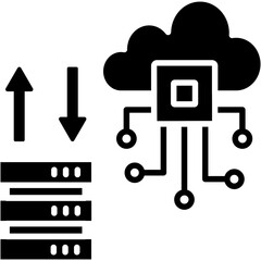 Sticker - Edge Computing Icon