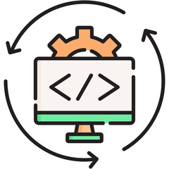 Sticker - Continuous Integration Illustration