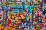Fototapeta Paryż - Vibrant Urban Graffiti Artwork on Alleyway Wall - Ann Arbor Street Culture