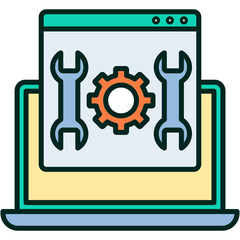 Sticker - Integrated Development Illustration