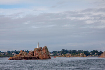 Sticker - Felsen mit Landmarke, Bretagne