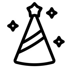 Sticker - party hat icon