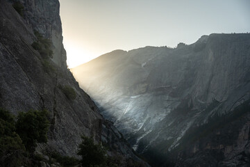 Sticker - Dawn Light Creeps Around the Corner of Granite Walls