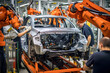 Precision at play: General Motors Car Assembly Line, A Dynamic Blend of Manpower and Robotics