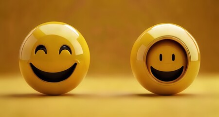 Poster -  Brighten your day with these cheerful smiley faces!