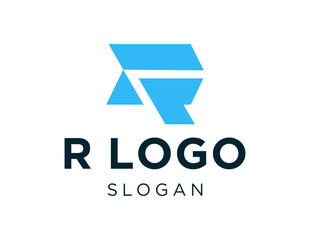 Poster - The logo design is about R Logo and was created using the Corel Draw 2018 application with a white background.