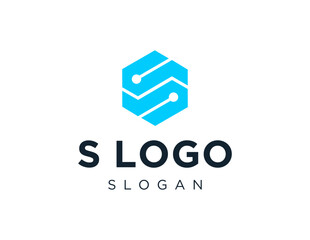 Poster - The logo design is about S Logo and was created using the Corel Draw 2018 application with a white background.