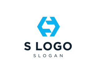 Poster - The logo design is about S Logo and was created using the Corel Draw 2018 application with a white background.