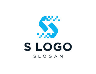 Poster - The logo design is about S Logo and was created using the Corel Draw 2018 application with a white background.