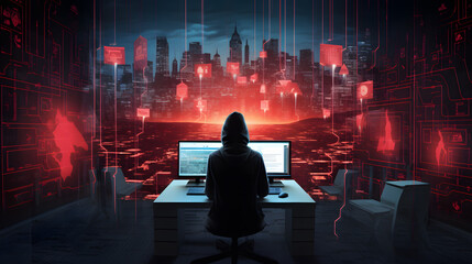 Cyber security illustration