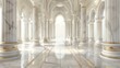white gold marble interior within the royal palace, emanating regal opulence akin to a golden palace or castle interior, luxury fantasy backdrop