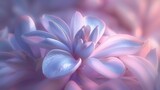 Fototapeta Kwiaty - Gleaming Harmony: Macro view unveils jasmine's petals, gleaming with harmonious brilliance.