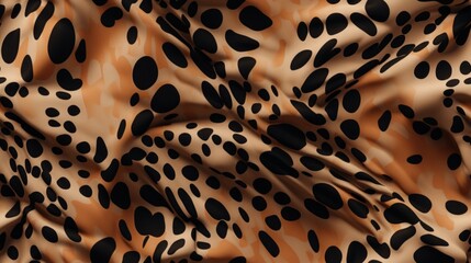 Poster - Generative AI Speckled and spotted texture resembling leopard print.