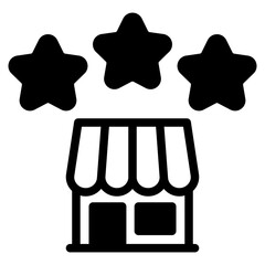 Poster - store rating star icon