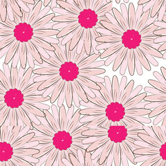 Canvas Print - seamless floral pattern