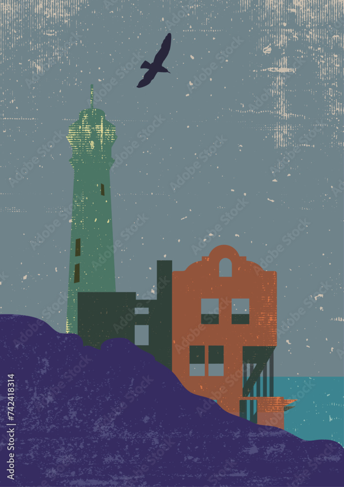 Alcatraz Island of, San Francisco, California, isolated vector ...