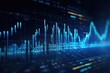 Digital Charts for Business and Finance Growth. Futuristic Stock Market and Fintech Forex Concept