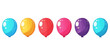 © EnelEva - colorful balloons on a white background