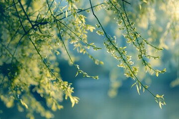 Canvas Print - Leaves on the tree