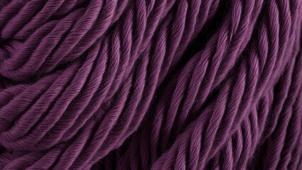 Extreme Macro Close Up of a Braided Yarn Pattern