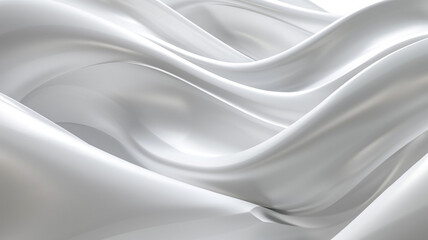 Canvas Print - abstract white curve background