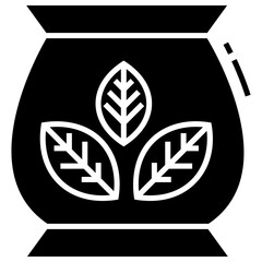 Poster - Plant pot solid icon 