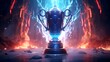 Champion Cup Award in Tournament Video Game of Sci-Fi - Illustration

