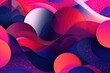 abstract colorful circle geometric shape background