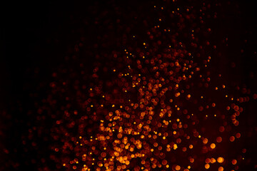 Wall Mural - Beautiful abstract red bokeh