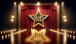 © Tadeusz - Grand Talent Show Stage with Starry Backdrop