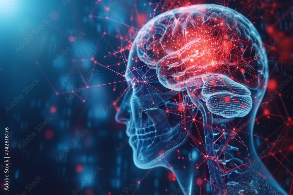AI Brain Chip server. Artificial Intelligence trend human synaptic ...