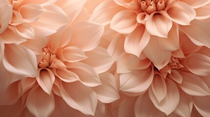 Sticker - Beautiful pink dahlia flowers as background, closeup view