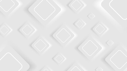 Fototapete - Abstract background with neumorphic effect
